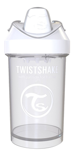 Поильник Twistshake Crawler Cup 300 мл (с 8 мес) белый