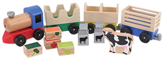 Деревянная игрушка Melissa&doug Поезд фермерский Классические игрушки