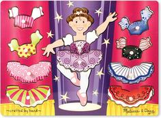 Пазл Melissa&Doug Мои первые пазлы Переодень балерину 10эл. (3292)