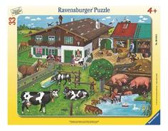 Пазл ravensburger «животные на ферме» 33 элем.