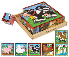 Пазл Melissa and Doug Пазл из кубиков Ферма