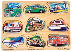 Melissa & Doug Пазл со звуком Транспорт, арт. 267