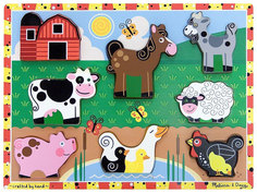 Пазл-вкладыш Melissa & Doug Мои первые пазлы Ферма