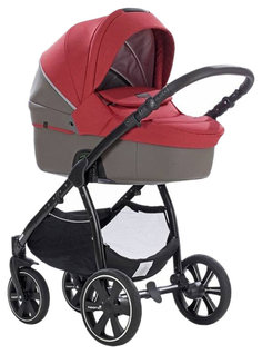 Коляска детская 2 в 1 Noordi Fjordi Melange Sport Leather 662844/SP Красный