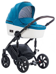 Коляска Tutis Viva Life 3 в 1 082 мурена, кожа белая