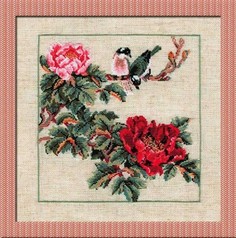 Набор для вышивания арт.СС-0484 "Китайские мотивы.Лето" 35x35 см Риолис
