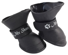 Обувь для собак Triol размер S, M, 4 шт черный