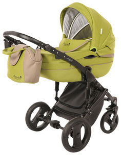 Коляска 2 в 1 Amarobaby City Ecco салатовая