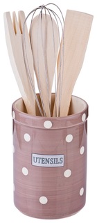 Подставка для столовых приборов Lefard Pink Utensils