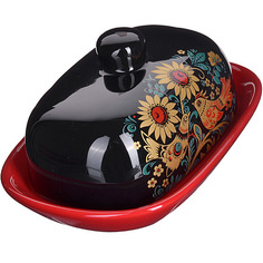 Маслёнка с крышкой Птички LR (х24) Loraine