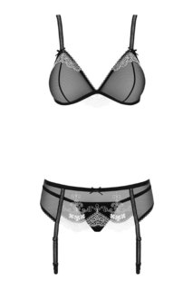 Соблазнительный комплект с вышивкой (S-M) Obsessive