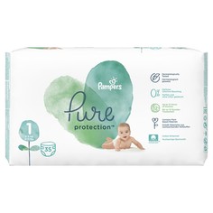 Подгузники Pampers Pure Protection 2-5 кг, размер 1, 35 шт.