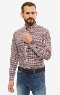 Рубашка мужская GANT 3046700.605 красная/белая L