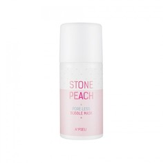 Маска для лица кислородная APIEU Stone Peach Pore Less Bubble Mask 60 гр
