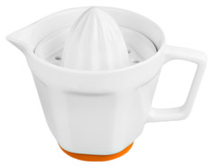 Соковыжималка механическая Oursson CERAMMIC & SILICONE TW89565/OR Белая, оранжевая