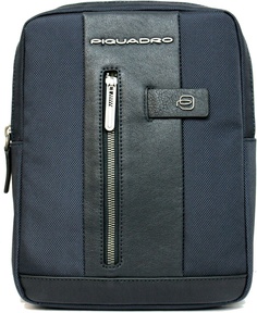 Сумка мужская кожаная Piquadro Brief синяя