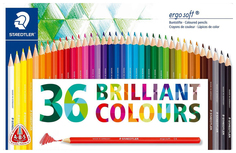 Набор цветных карандашей Ergo Soft 36 цветов Staedtler