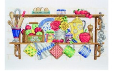 Набор для вышивания Anchor Кухонная полка 20х38 см