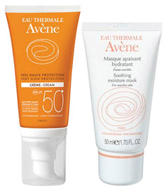 Подарочный набор Avene Eau Thermale флюид SPF 50+,маска 50 мл