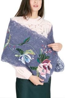 Шарф женский Yukostyle 1038 синий