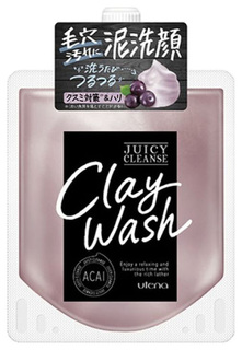 Пенка для умывания Utena Juicy Cleanse выравнивающая тон кожи на основе глины