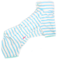 Комбинезон для собак FOR MY DOGS, мужской, белый, голубой, FW167-2013 M 8