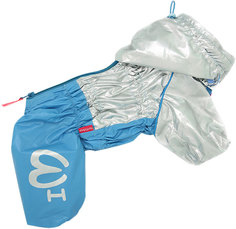 Дождевик для собак FOR MY DOGS, мужской, серебристро-голубой, 349SS-2019 M 22