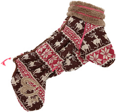 Комбинезон для собак FOR MY DOGS, женский, коричневый, FW548-2019 F 16