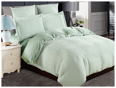 Постельное белье тенсель-жаккард Cleo 005-TJ семейное