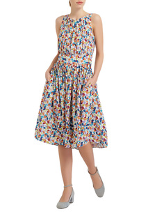 Платье женское BGN S19D339 белое 44 FR