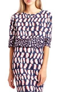 Блуза женская BGN W19B316 синяя 36 EU