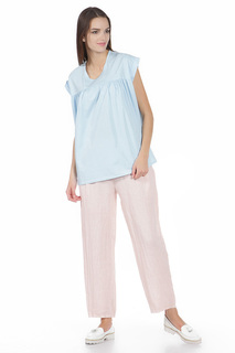 Блуза женская COCO LINE 7226 голубая ONE SIZE