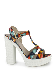 Босоножки женские Just Couture 49615 разноцветные 40 RU