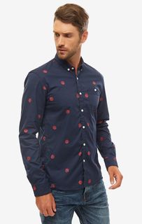 Рубашка мужская TOM TAILOR синяя