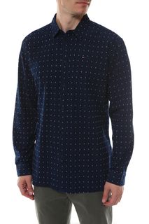 Рубашка мужская Tommy Jeans DM0DM04985 903 синяя XXL