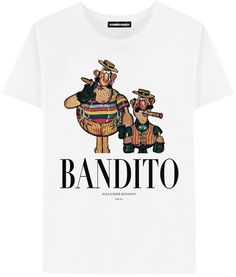 Футболка мужская ALEXANDER KONASOV "Bandito 2" белая XL