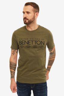 Футболка мужская United Colors of Benetton зеленая