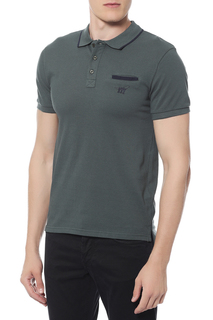 Поло мужское HENRY COTTONS зеленое XL