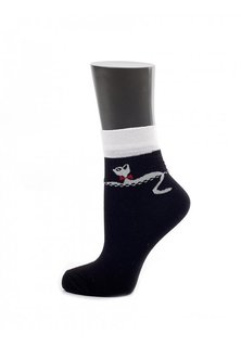 Носки женские ALLA BUONE 015CD черные 35-37