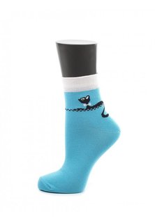 Носки женские ALLA BUONE 015CD голубые 38-40