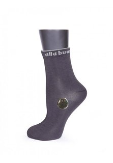 Носки женские ALLA BUONE 010CD серые 35-37