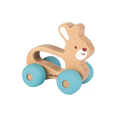 Деревянная игрушка Janod Зайчик каталка J04612