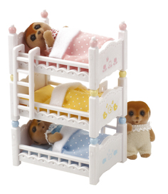 Игровой набор sylvanian families трехъярусная кровать