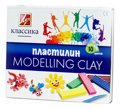 Пластилин ЛУЧ Классика 10 цветов 7С304-08