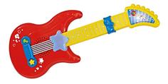 Музыкальная гитара на батарейках, свет, звук, 43,5 см, 1/12 Simba