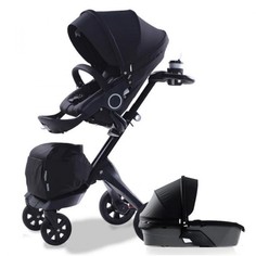 Коляска 2 в 1 Dsland Stokke, Цвет черный