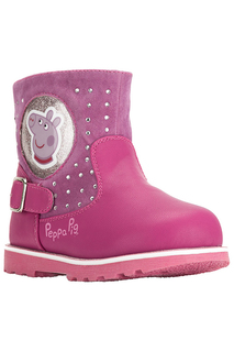 Полусапожки детские Peppa Pig, цв.розовый, р-р 21