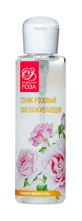 Тоник для лица Крымская роза Розовый омолаживающий 110 мл