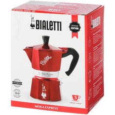 Биалетти Гейзерная кофеварка Moka Express к столетию на 3 чашки Bialetti