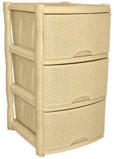 Комод BranQ 72х48х41 см, бежевый